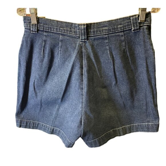 Lee Casual High Rise Denim Flat Front Mom Shorts Sz 14 - Picture 2 of 6